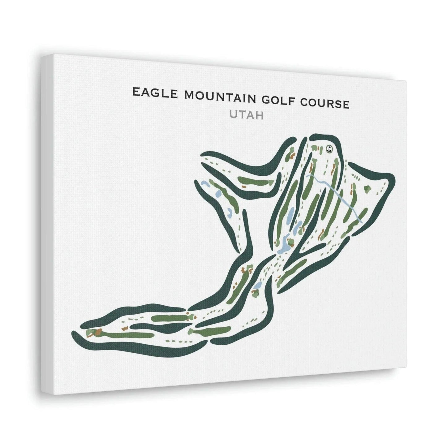 Eagle Mountain Golf Course, Brigham City Utah - Printed Golf Courses