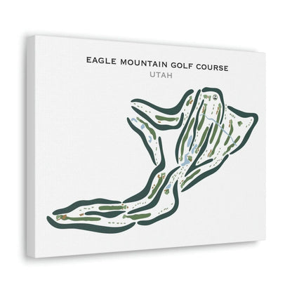 Eagle Mountain Golf Course, Brigham City Utah - Printed Golf Courses