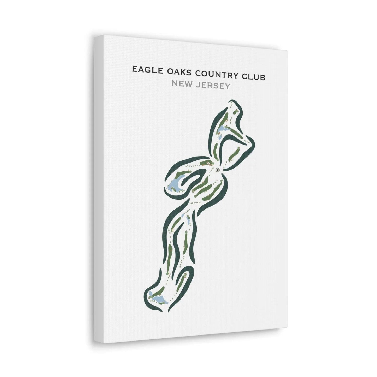 Eagle Oaks Country Club, New Jersey - Printed Golf Courses