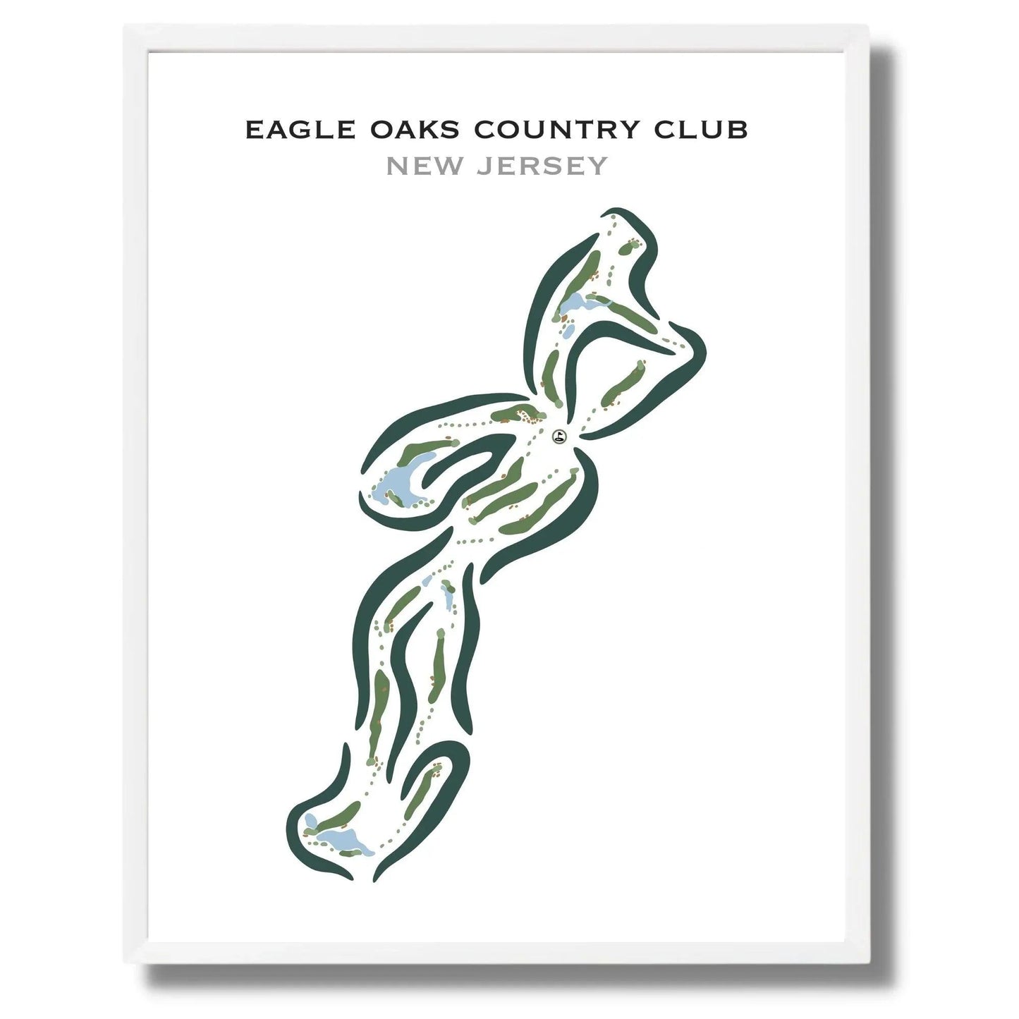 Eagle Oaks Country Club, New Jersey - Printed Golf Courses