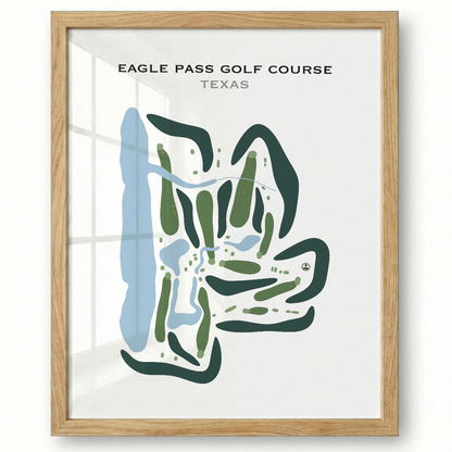 Eagle Pass Golf Course, Texas - Printed Golf Courses