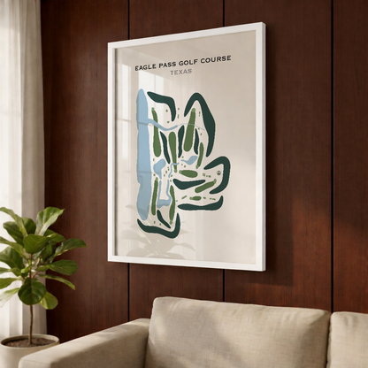 Eagle Pass Golf Course, Texas - Printed Golf Courses