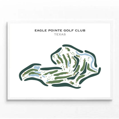 Eagle Pointe Golf Club, Texas - Printed Golf Courses