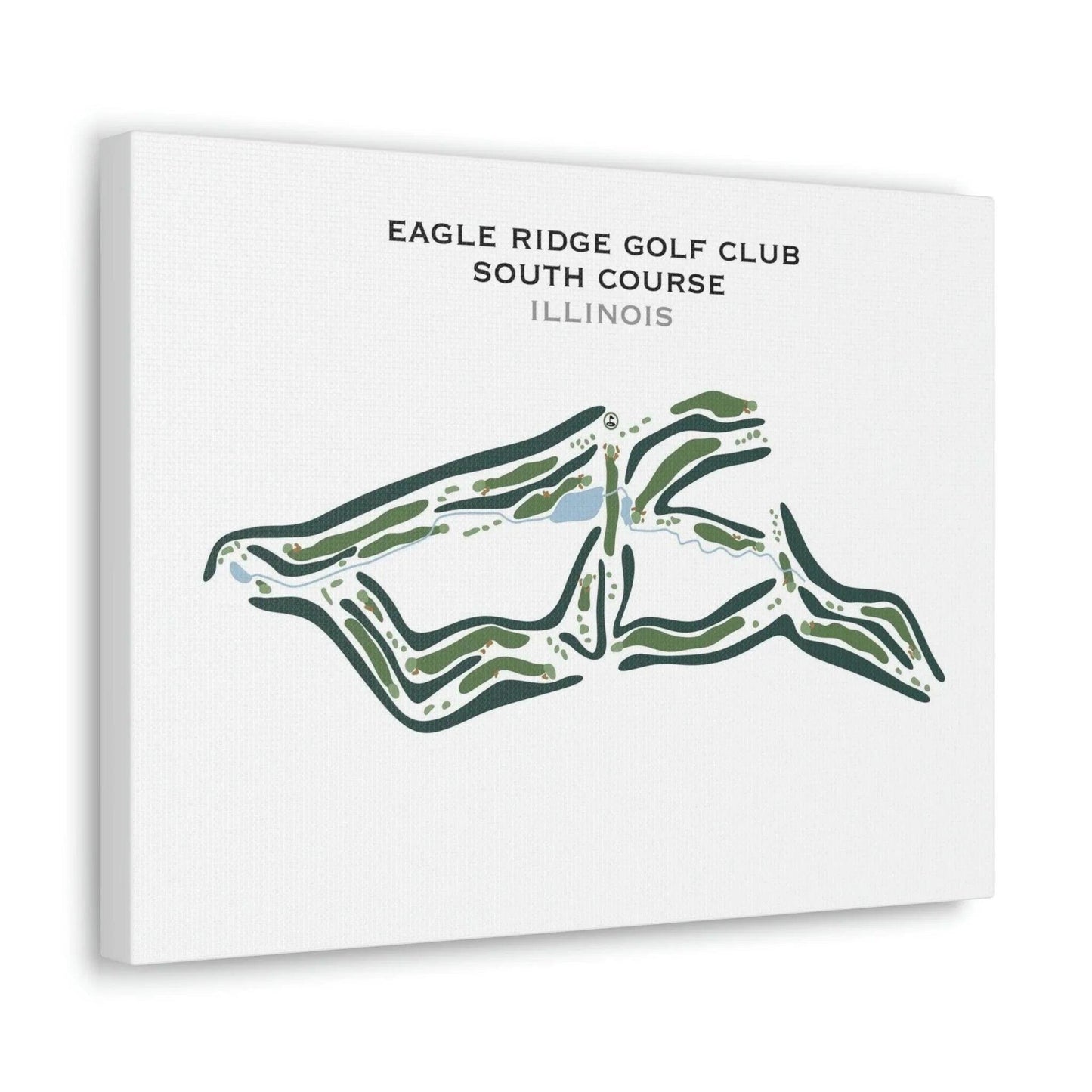 Eagle Ridge Golf Club, South Course, Illinois - Printed Golf Course