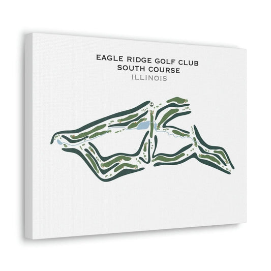 Eagle Ridge Golf Club, South Course, Illinois - Printed Golf Course