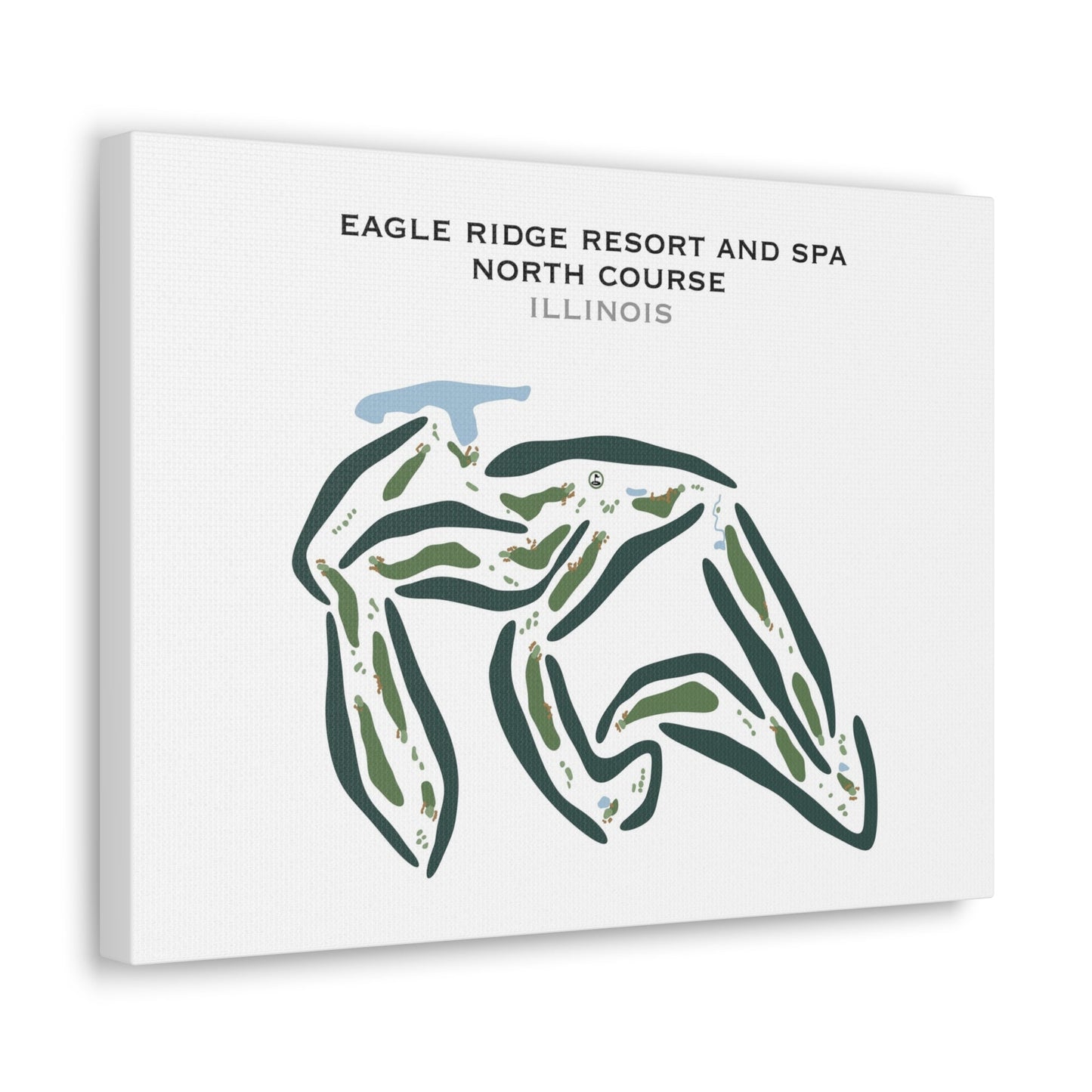 Eagle Ridge Resort & Spa - North Course, Illinois - Printed Golf Courses