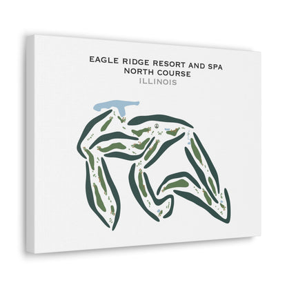 Eagle Ridge Resort & Spa - North Course, Illinois - Printed Golf Courses