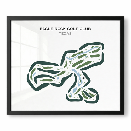 Eagle Rock Golf Club, Texas - Printed Golf Courses