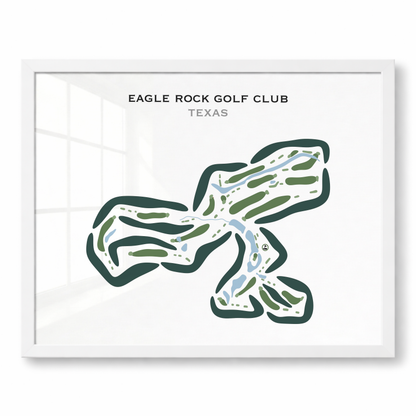 Eagle Rock Golf Club, Texas - Printed Golf Courses