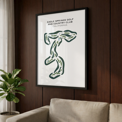 Eagle Springs Golf & Country Club, California - Printed Golf Courses