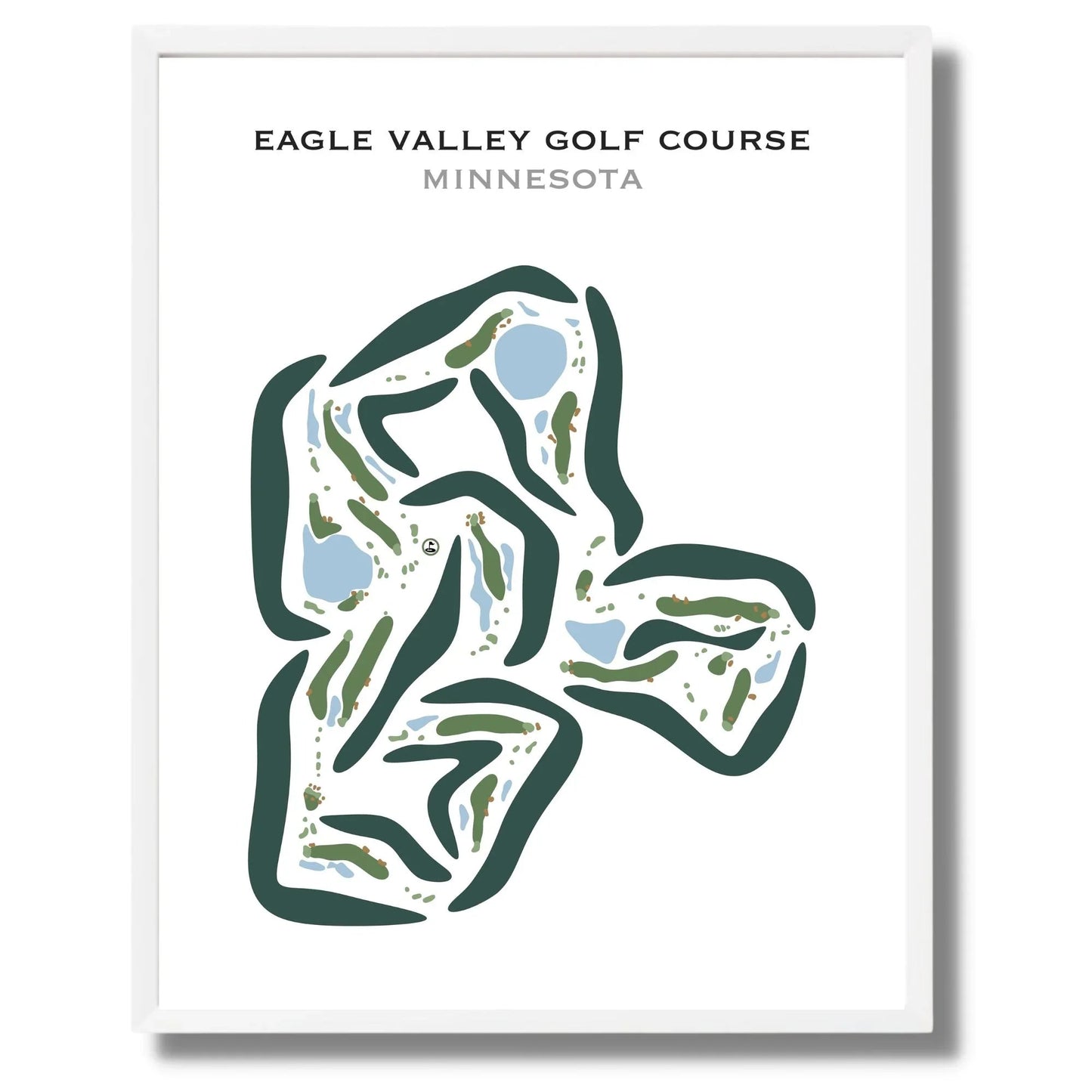 Eagle Valley Golf Course, Minnesota - Printed Golf Courses