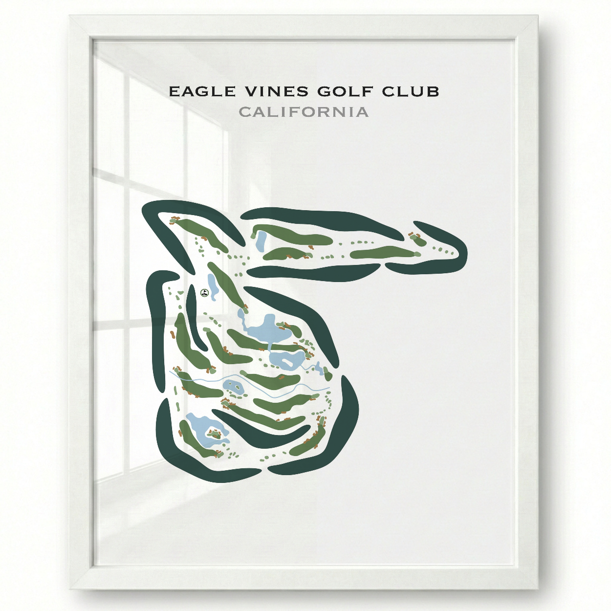 Eagle Vines Golf Club, California - Printed Golf Courses