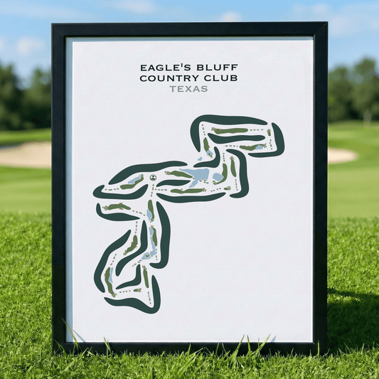 Eagle's Bluff Country Club, Texas - Printed Golf Course