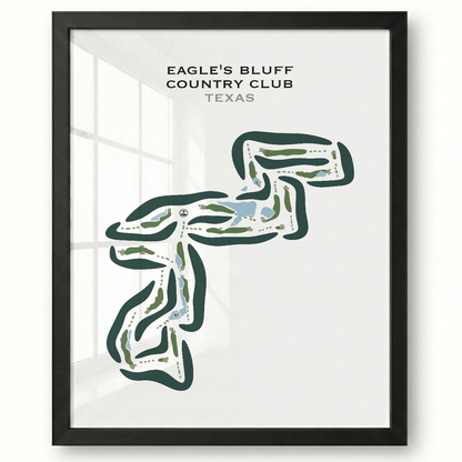 Eagle's Bluff Country Club, Texas - Printed Golf Course