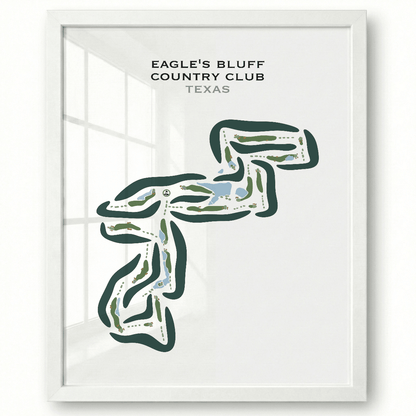 Eagle's Bluff Country Club, Texas - Printed Golf Course