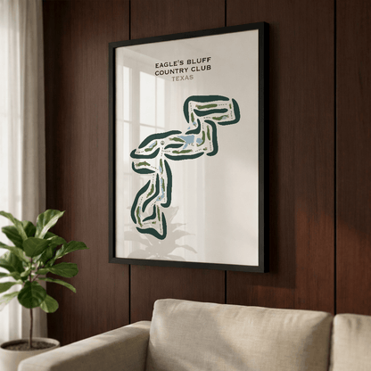 Eagle's Bluff Country Club, Texas - Printed Golf Course