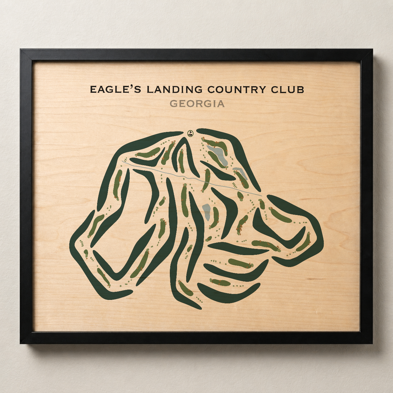 Eagle's Landing Country Club, Georgia - Printed Golf Courses