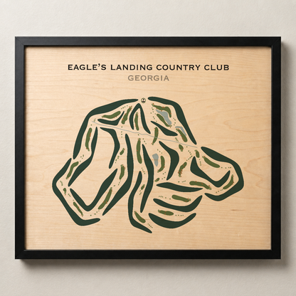 Eagle's Landing Country Club, Georgia - Printed Golf Courses