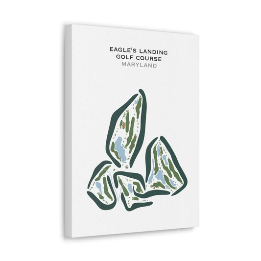 Eagle's Landing Golf Course, Maryland - Printed Golf Courses