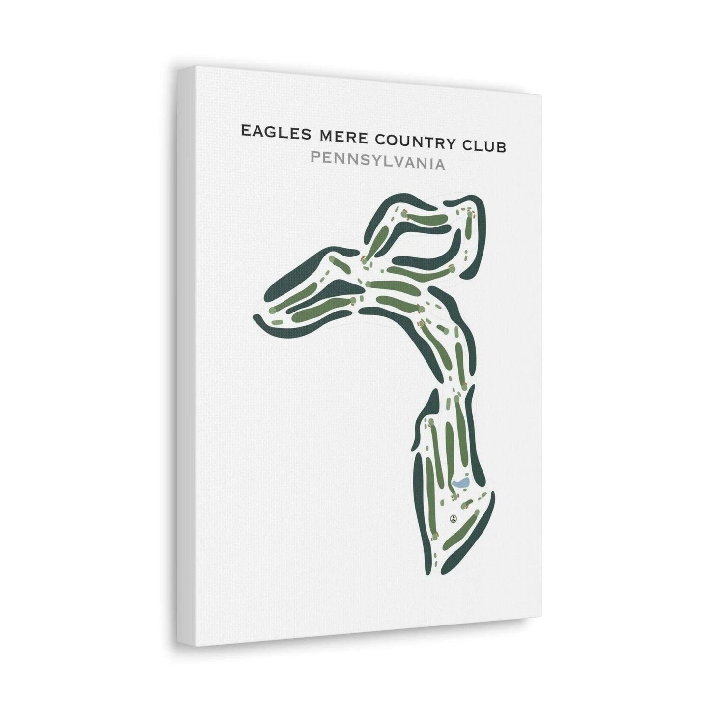 Eagles Mere Country Club, Pennsylvania - Printed Golf Course