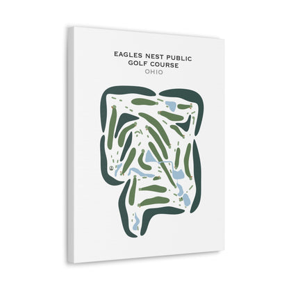 Eagles Nest Public Golf Course, Ohio - Printed Golf Courses