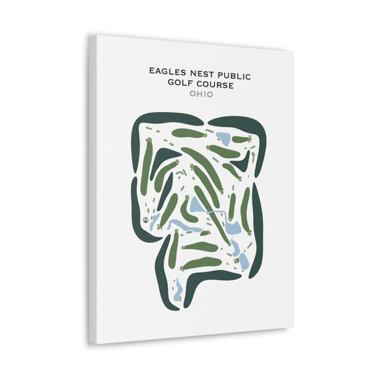 Eagles Nest Public Golf Course, Ohio - Printed Golf Courses