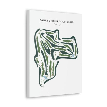 Eaglesticks Golf Club, Ohio - Printed Golf Courses