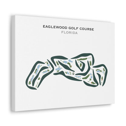 Eaglewood Golf Course, Florida - Printed Golf Courses
