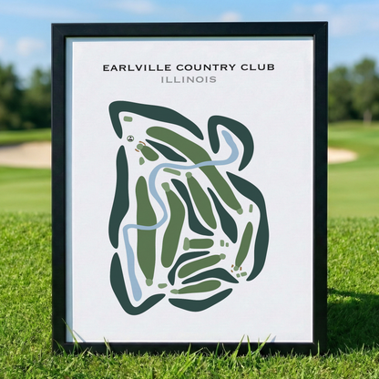 Earlville Country Club, Illinois - Printed Golf Courses