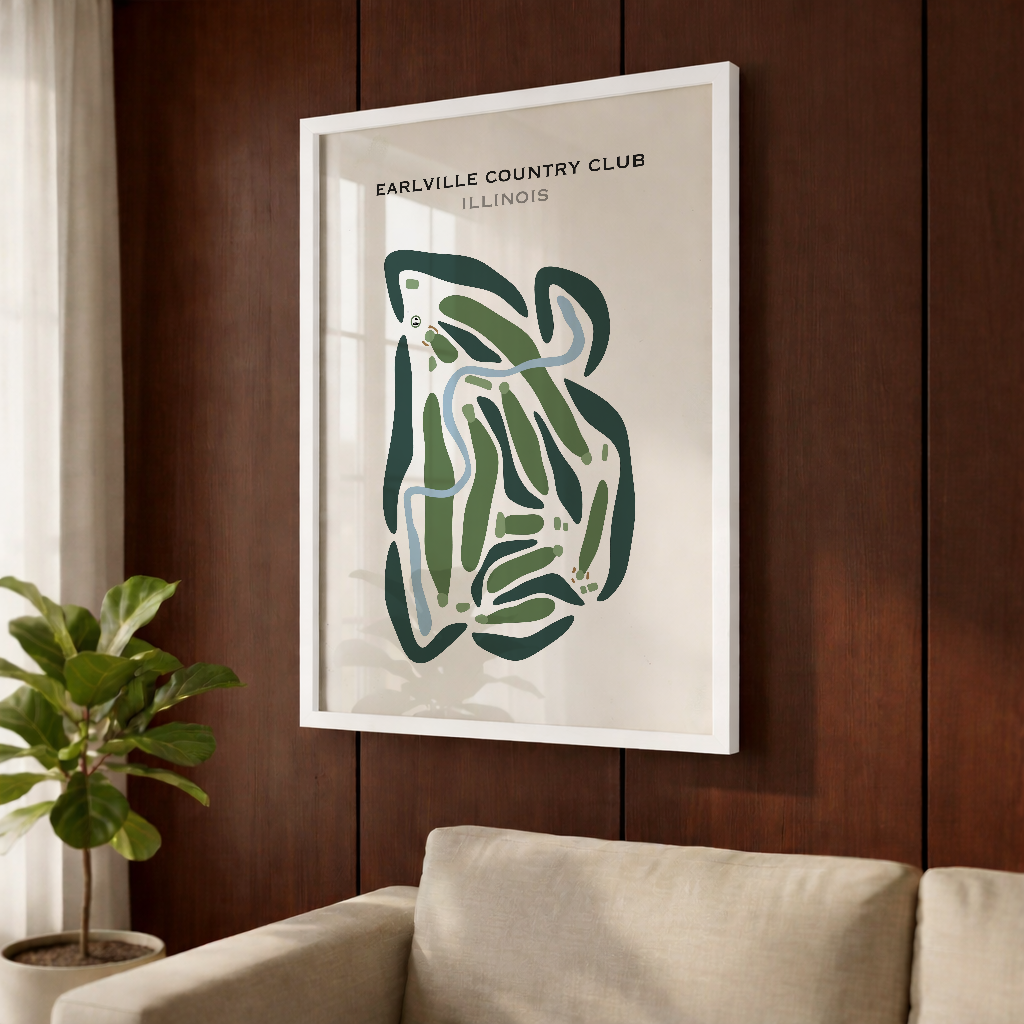 Earlville Country Club, Illinois - Printed Golf Courses