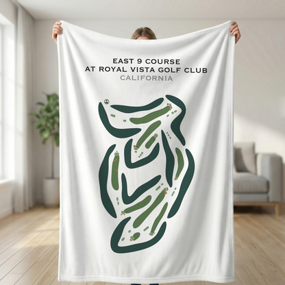 East 9 Course at Royal Vista Golf Club, California - Printed Golf Courses