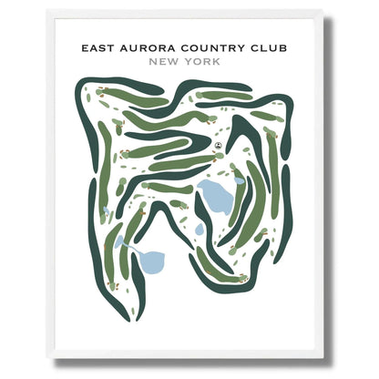 East Aurora Country Club, New York - Printed Golf Courses