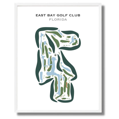 East Bay Golf Club, Florida - Printed Golf Courses