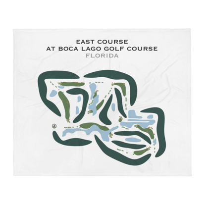 East Course at Boca Lago Golf Course, Florida - Printed Golf Courses