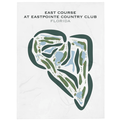 East Pointe Country Club, East Course, Florida - Printed Golf Courses