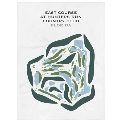 East Course at Hunters Run Country Club, Florida - Printed Golf Courses