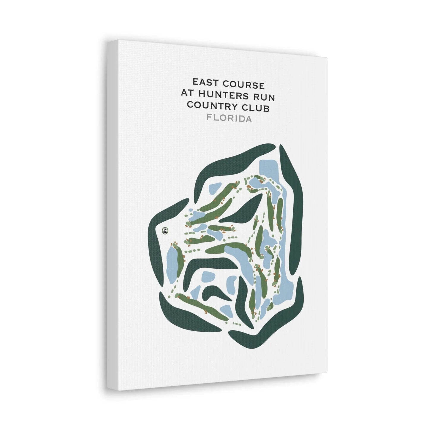 East Course at Hunters Run Country Club, Florida - Printed Golf Courses