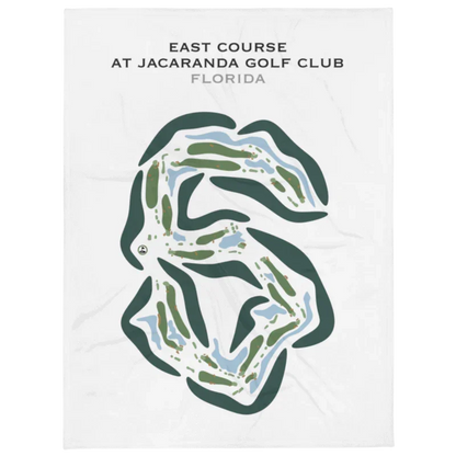 East Course at Jacaranda Golf Club, Florida - Printed Golf Courses