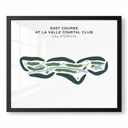 East Course at La Valle Coastal Club, California - Printed Golf Courses