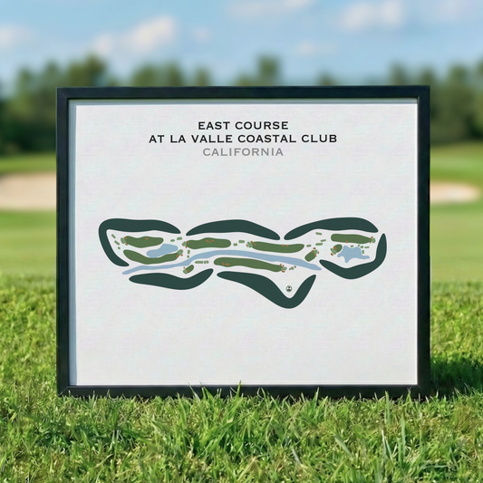 East Course at LaValle Coastal Club, California - Printed Golf Courses