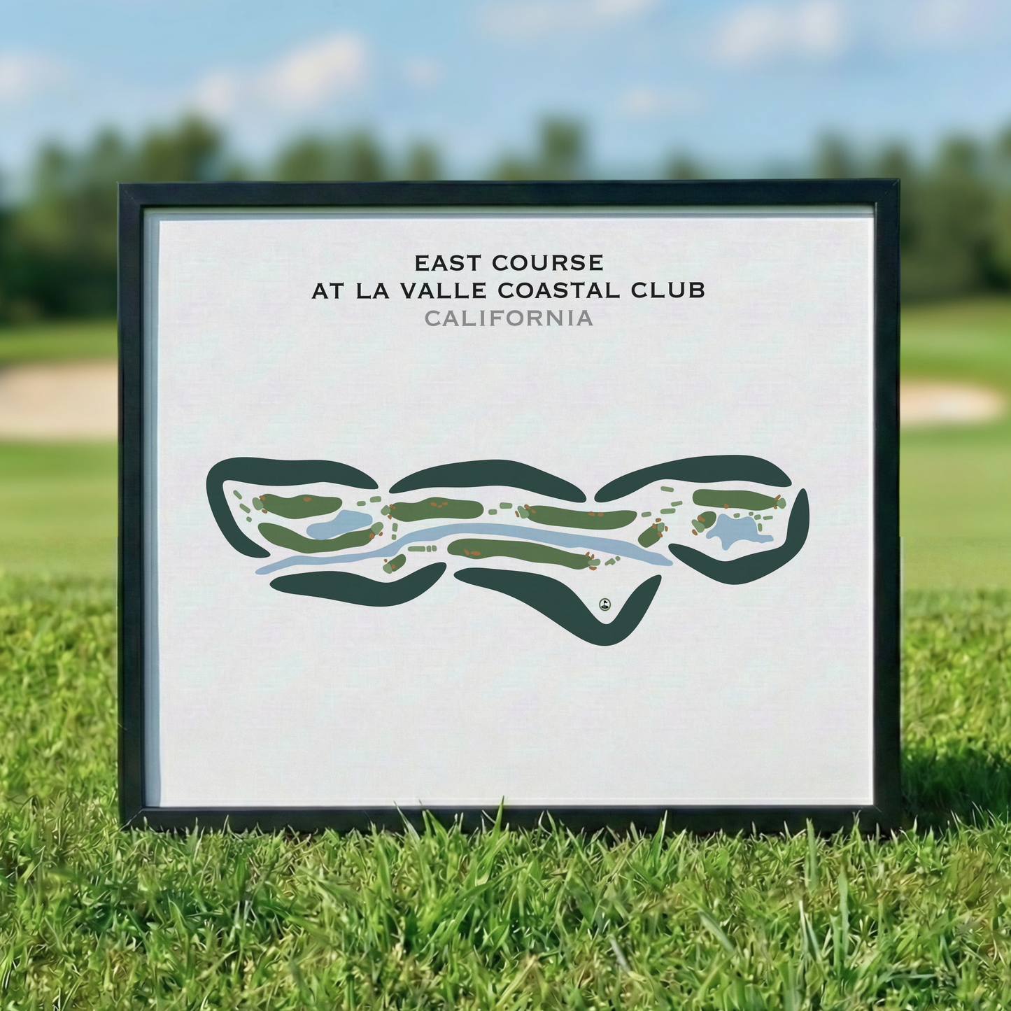 East Course at La Valle Coastal Club, California - Printed Golf Courses