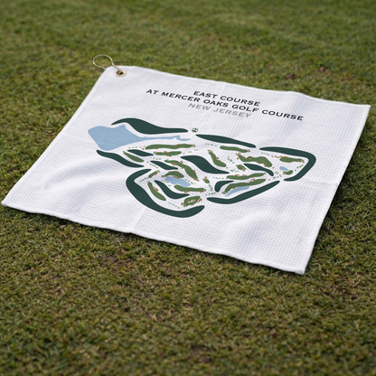 East Course at Mercer Oaks Golf Course, New Jersey - Printed Golf Courses
