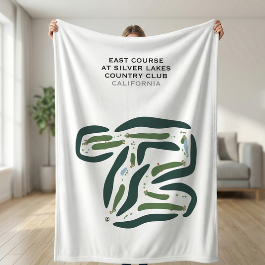 East Course at Silver Lakes Country Club, California - Printed Golf Courses