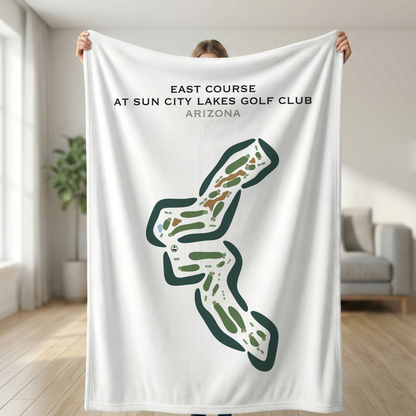 East Course at Sun City Lakes Golf Club, Arizona - Printed Golf Courses