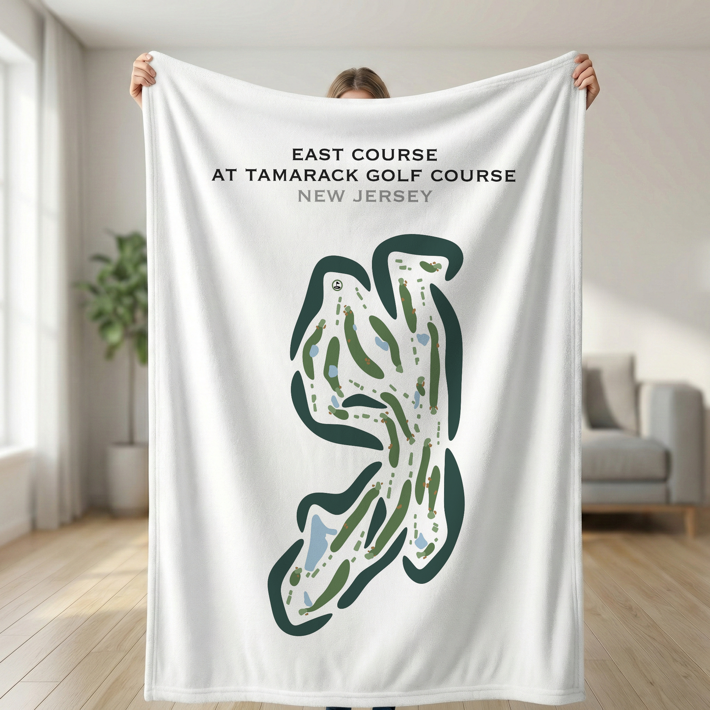 East Course at Tamarack Golf Course, New Jersey - Printed Golf Courses