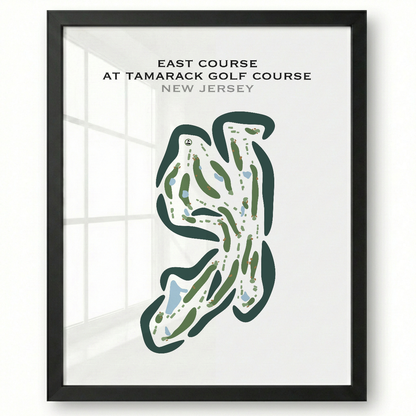 East Course at Tamarack Golf Course, New Jersey - Printed Golf Courses