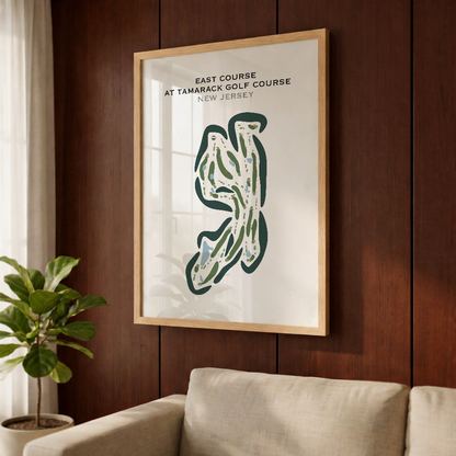 East Course at Tamarack Golf Course, New Jersey - Printed Golf Courses