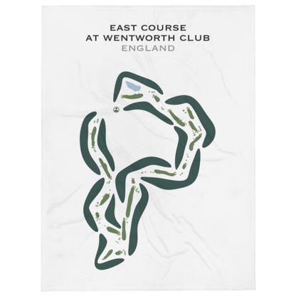East Course at Wentworth Golf Club, England - Printed Golf Courses
