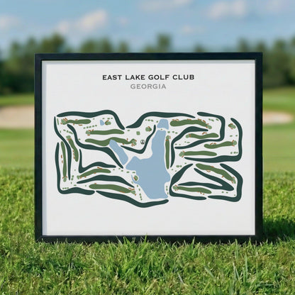 East Lake Golf Course, Atlanta Georgia - Printed Golf Courses