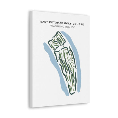 East Potomac Golf Course, Washington, D.C - Printed Golf Courses